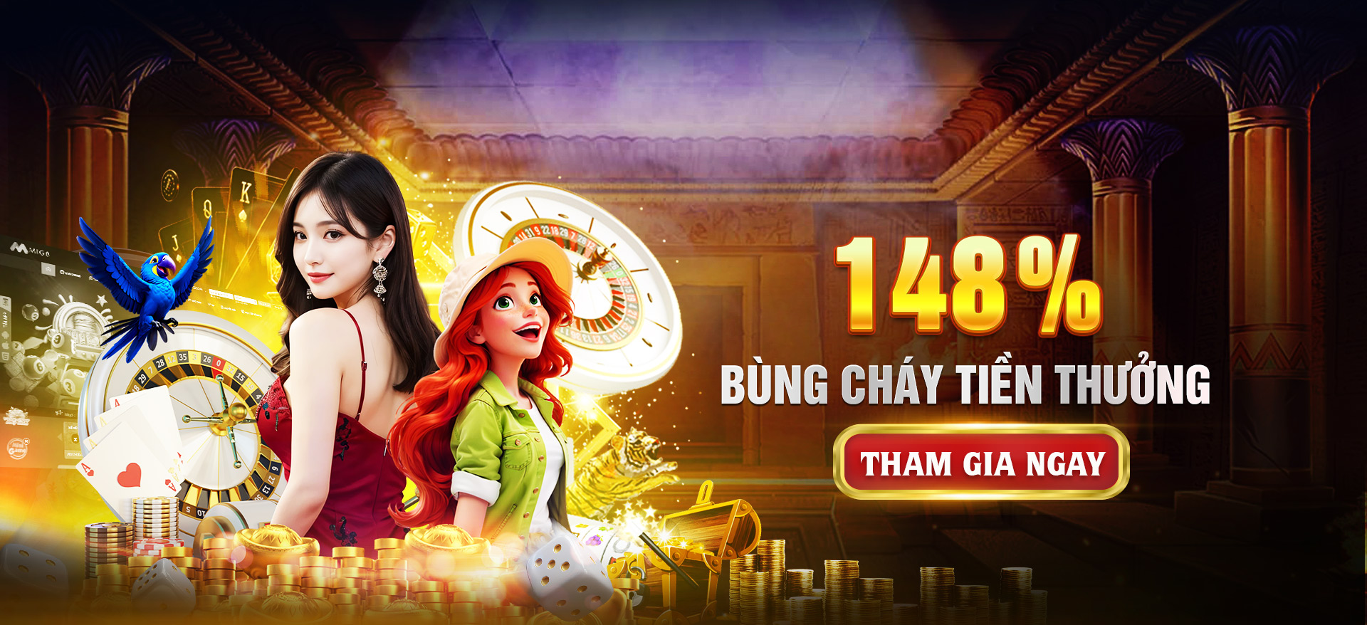Hình ảnh quảng cáo của casieuno hiển thị nền tảng và các lợi ích