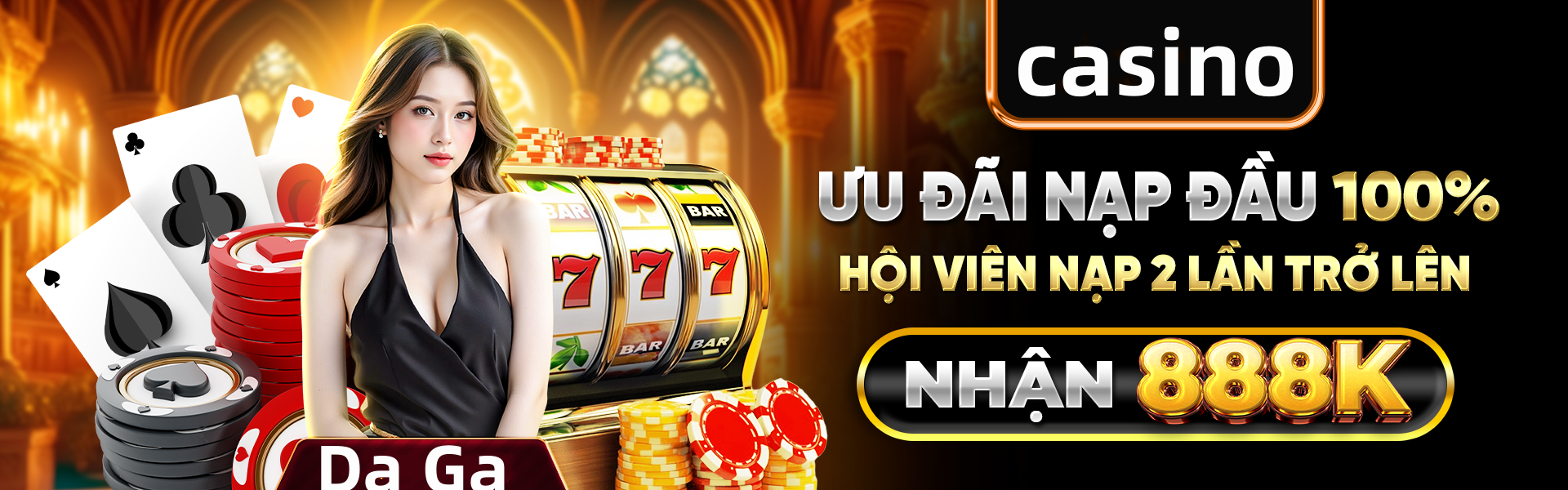 Hình ảnh quảng cáo của casieuno hiển thị nền tảng và các lợi ích