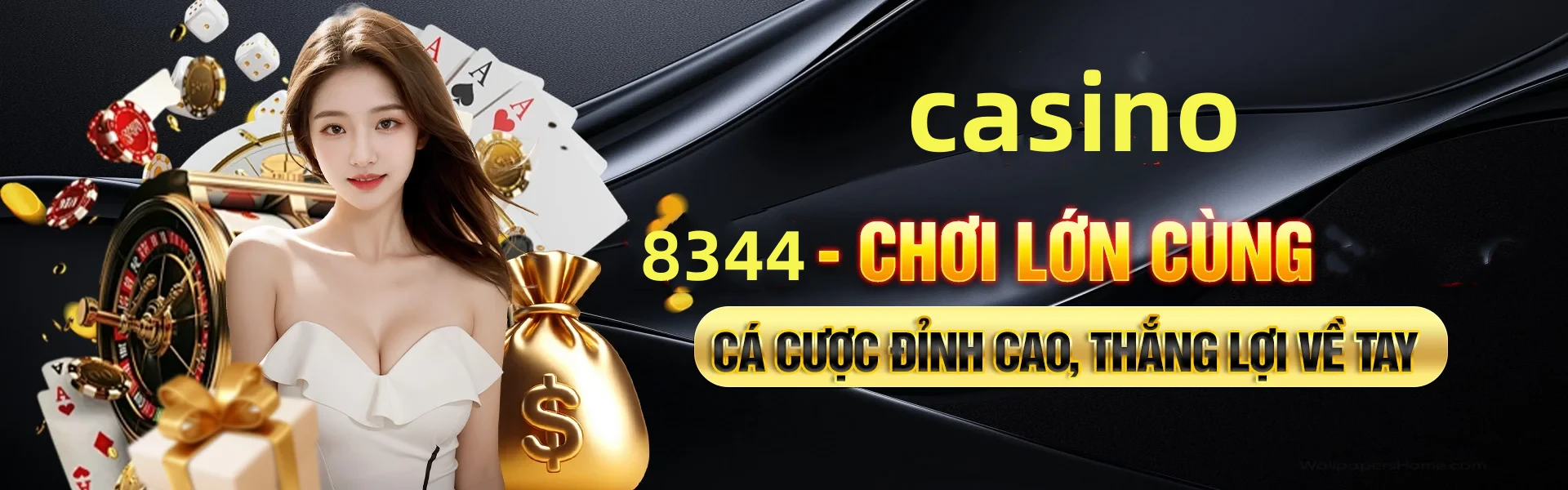 Hình ảnh quảng cáo của casieuno hiển thị nền tảng và các lợi ích