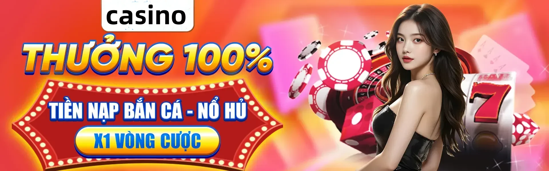 Hình ảnh quảng cáo của casieuno hiển thị nền tảng và các lợi ích