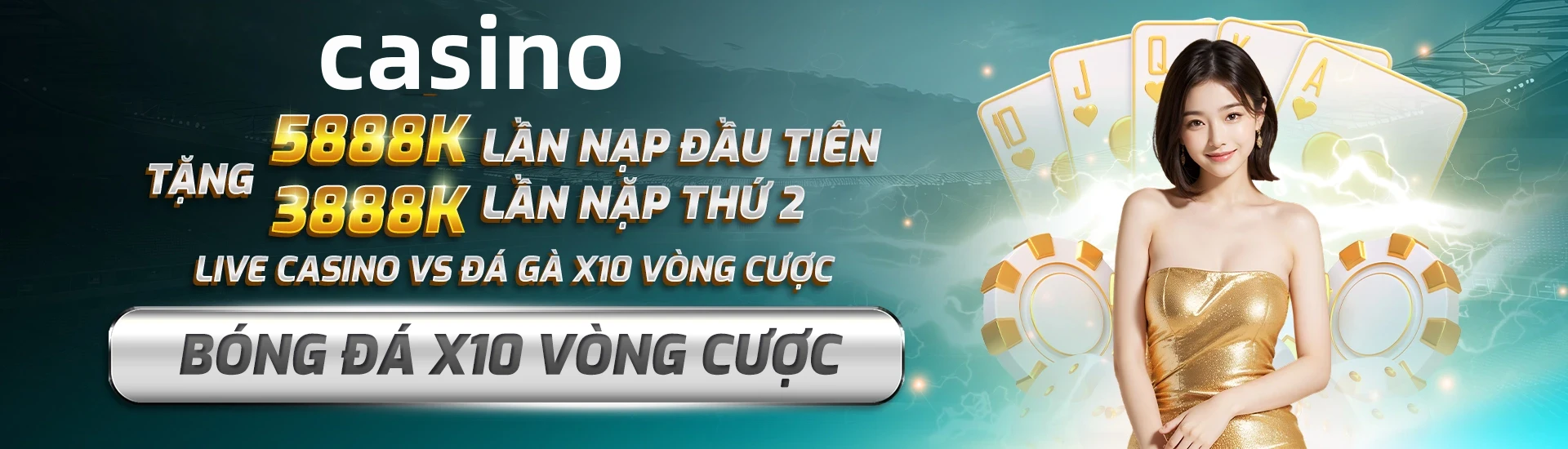 Hình ảnh quảng cáo của casieuno hiển thị nền tảng và các lợi ích